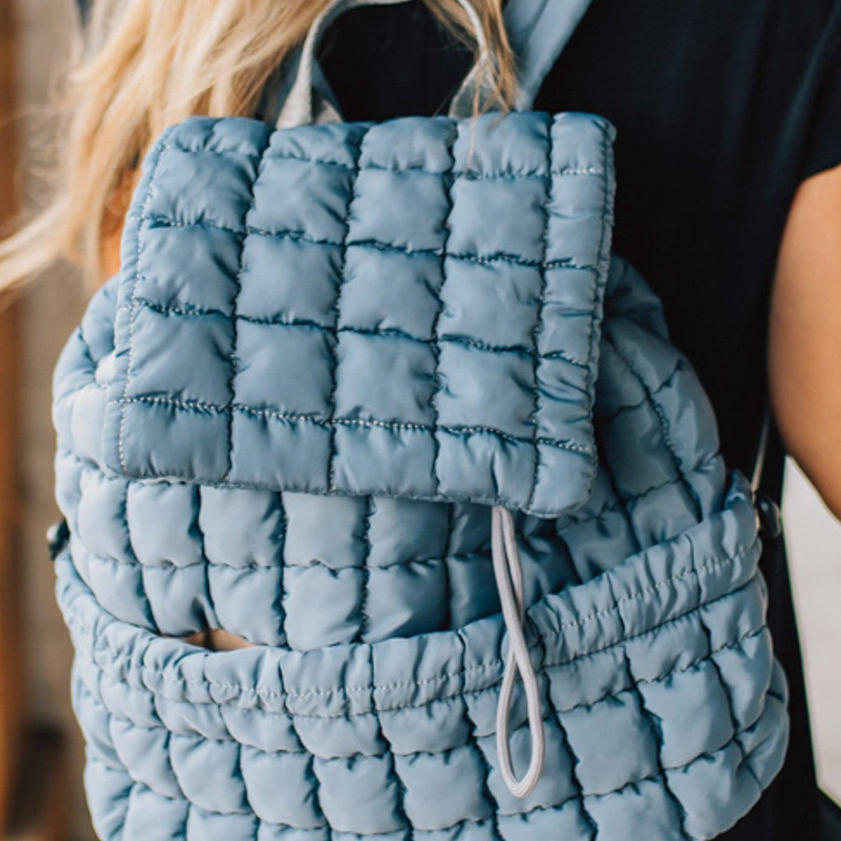 Puffer Tote Bag Minkeeblue Bags Pink Ella Mini Puffer Tote