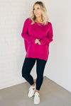 Chunky Seam Boyfriend Sweater