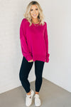 Chunky Seam Boyfriend Sweater