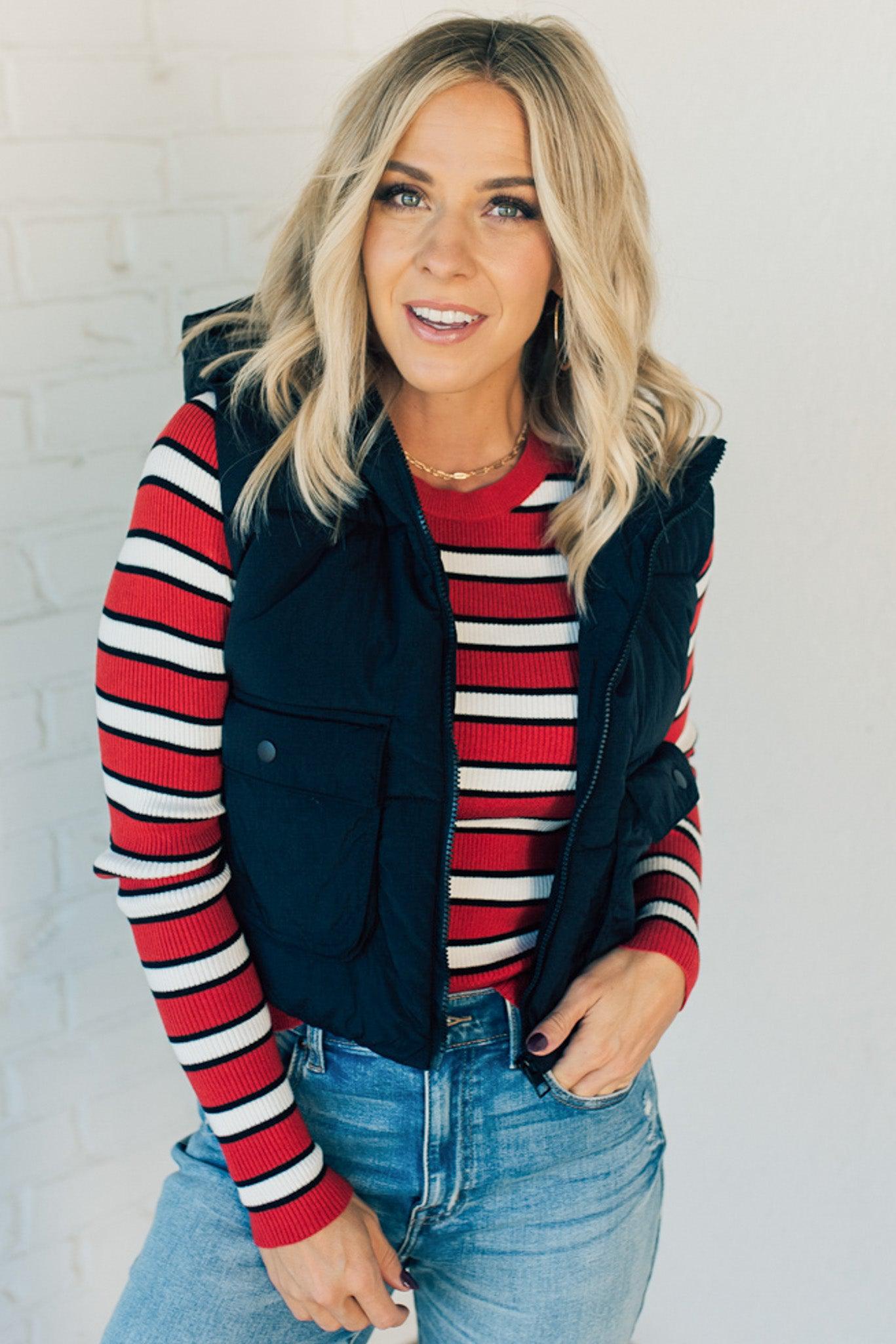 Hooded Puff Vest