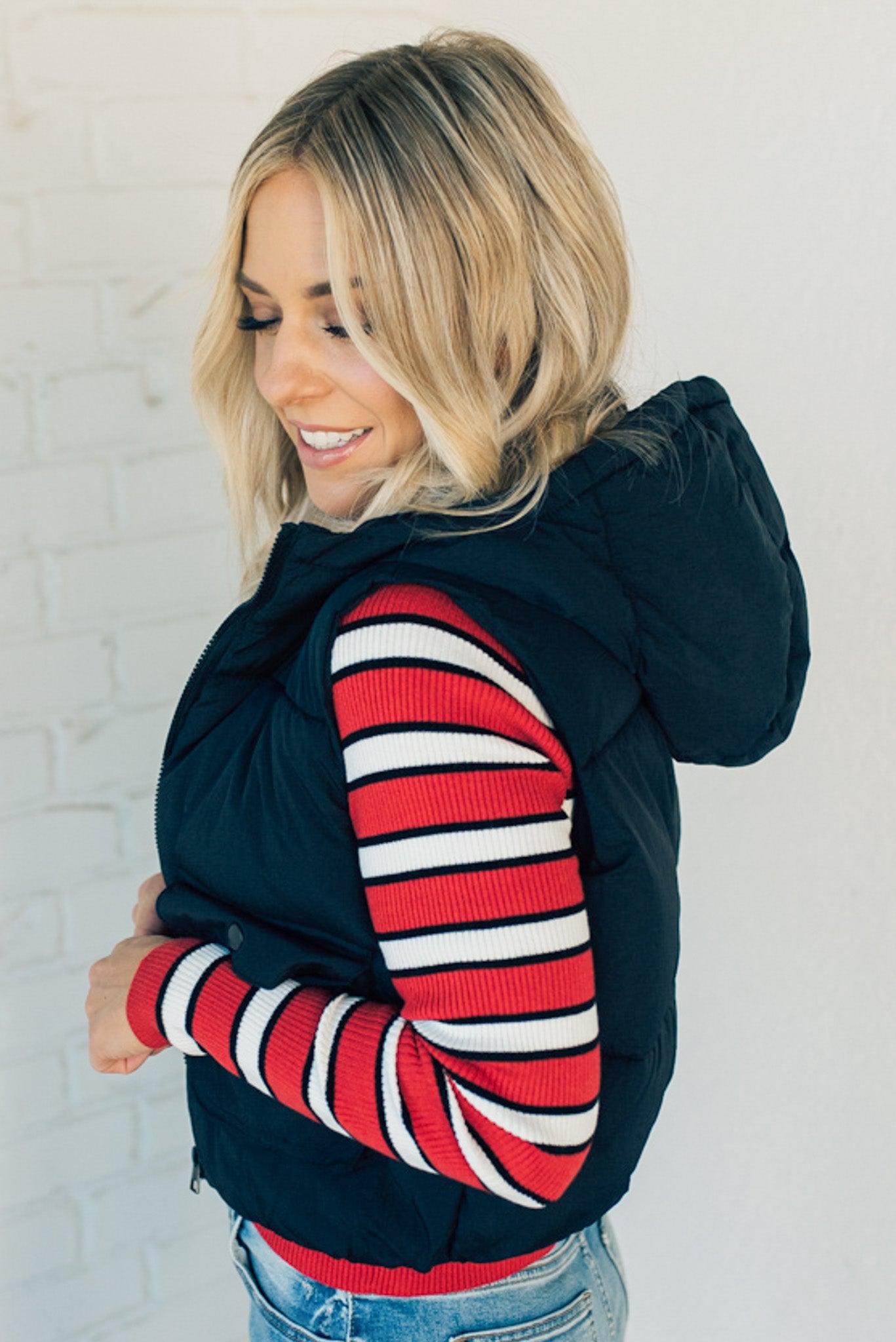 Hooded Puff Vest