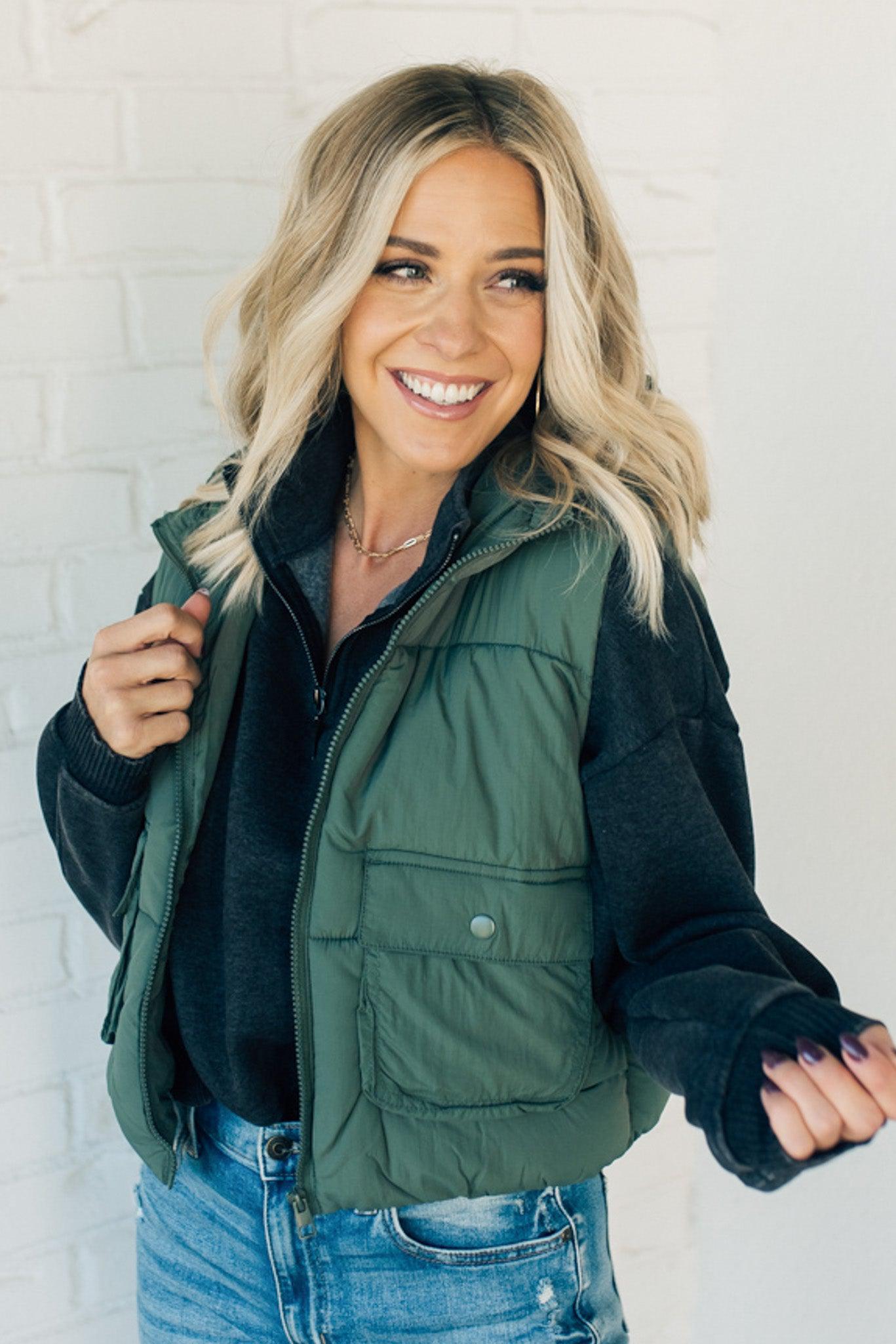 Hooded Puff Vest