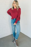 Ribbed Boxy Soft Dolman Top