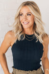 Ribbed Racerback Bodysuit