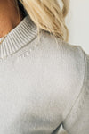 Solid Crewneck Slim Sweater