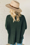 Textured Knit Dolman Sweater
