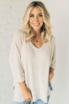 Textured Knit Dolman Sweater