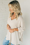 Textured Knit Dolman Sweater