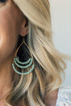 Triple Layer Teardrop Earrings