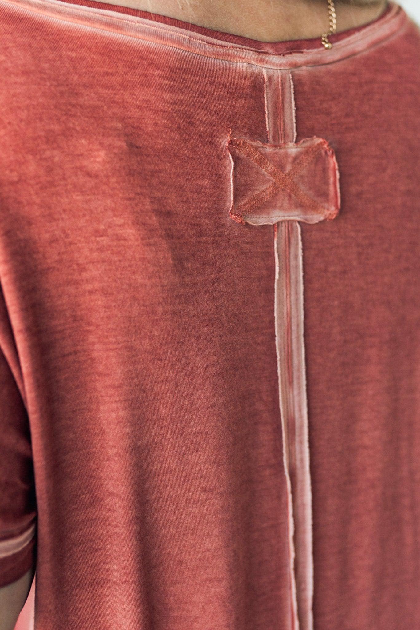 Vintage Wash V-Neck Tee