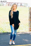 Rounded Hem Ultra Soft Sweater