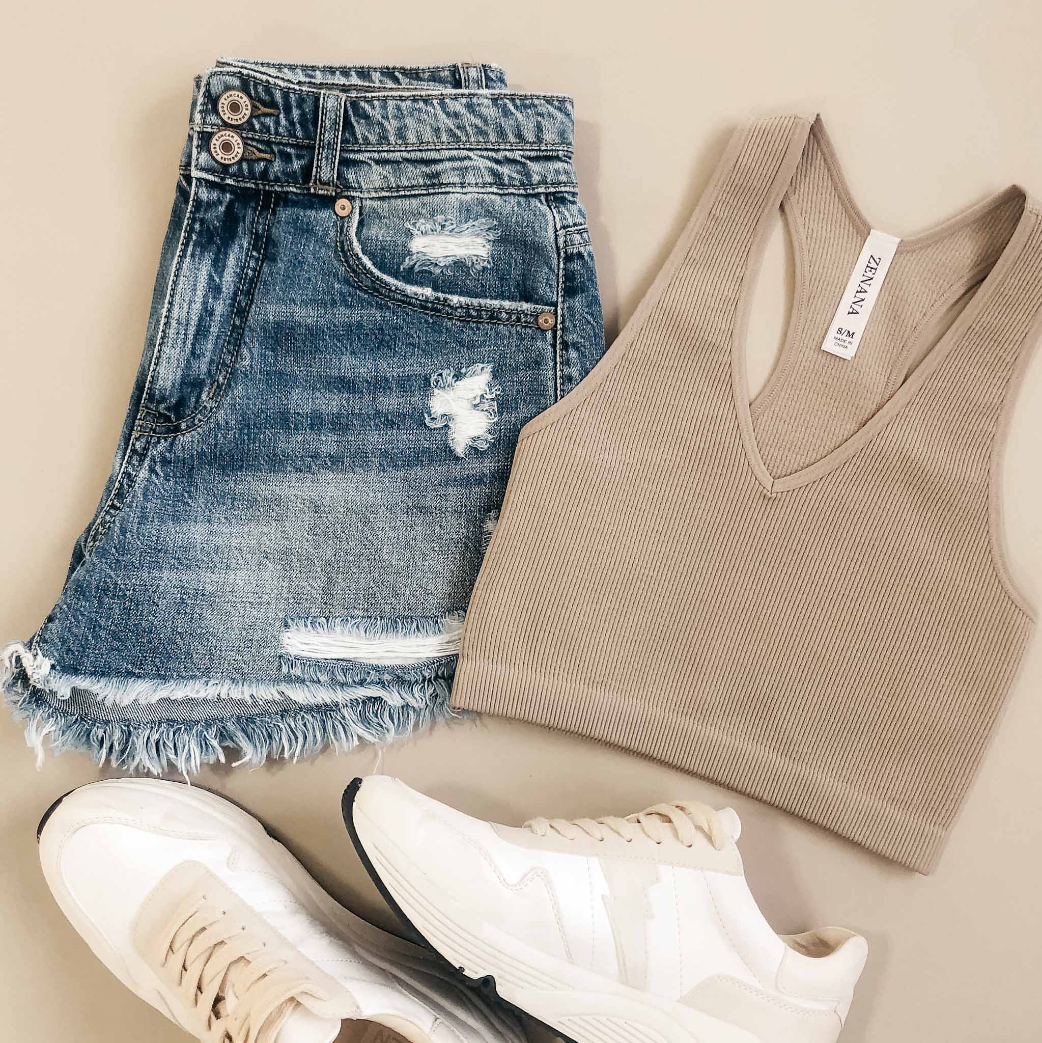 Ribbed Racerback Bralette