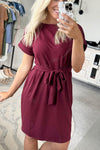 Belted Day Dress