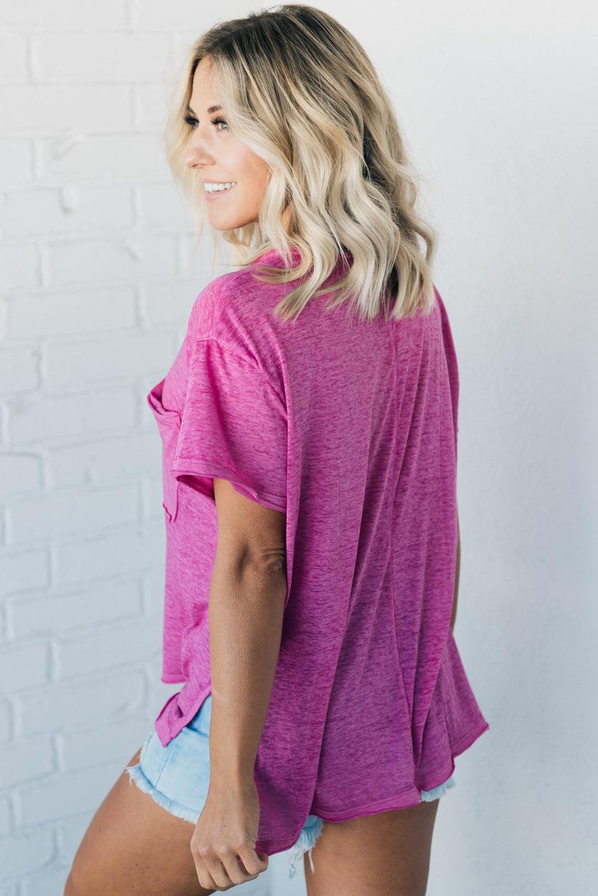 Burnout Boxy Pocket Tee