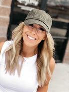 vintage american flag hat