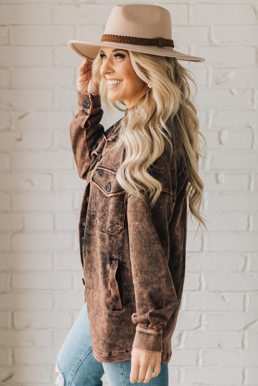 Mineral Wash Shacket