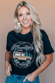  Mountains Calling Graphic Tee