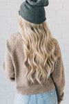 Raglan Sleeve Henley Sweater