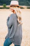 Rounded Hem Ultra Soft Sweater