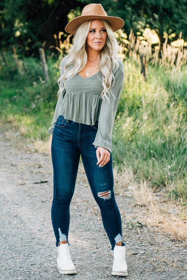 Smocked Sweetheart Top