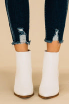 white snakeskin boots