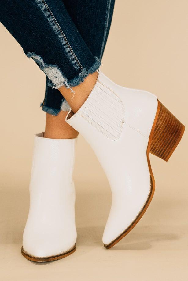 subtle texture ankle boots