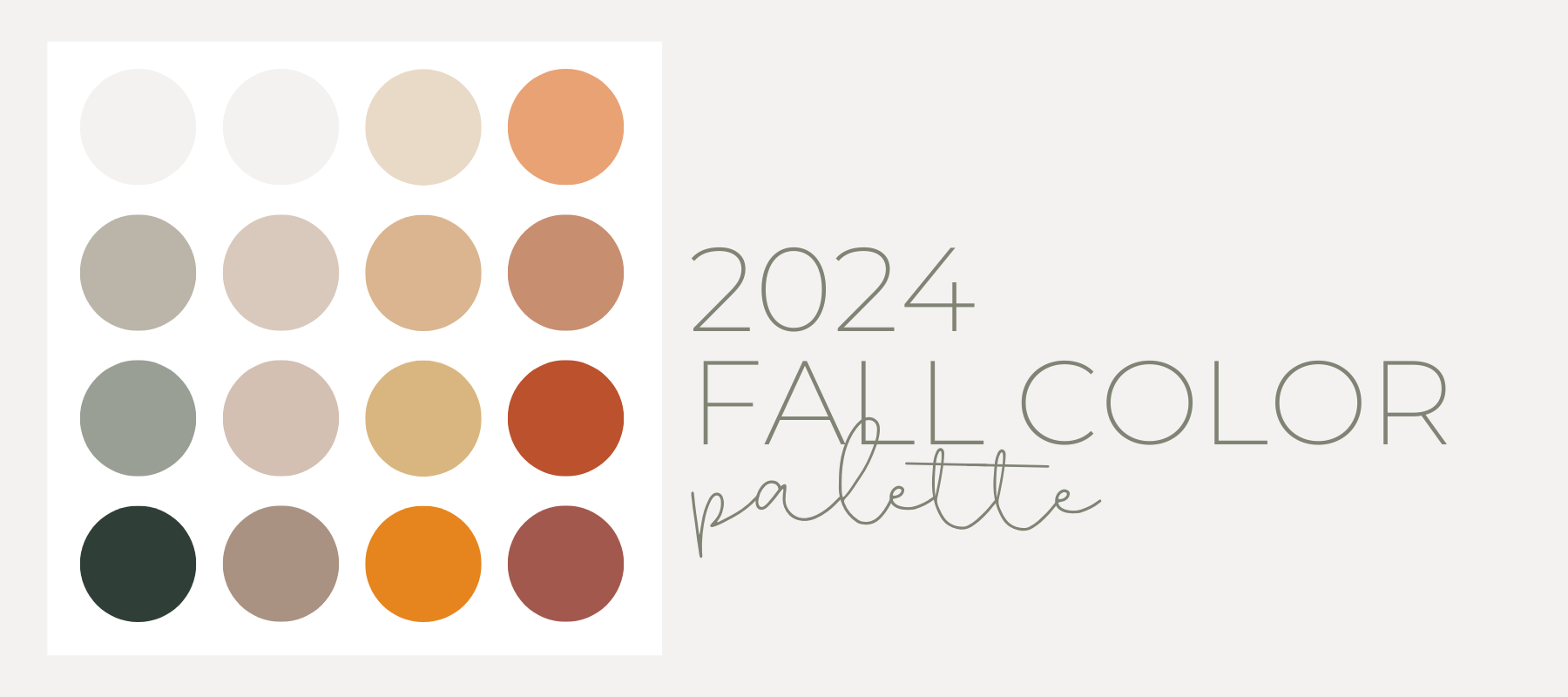 Fall | 24 Color Palette