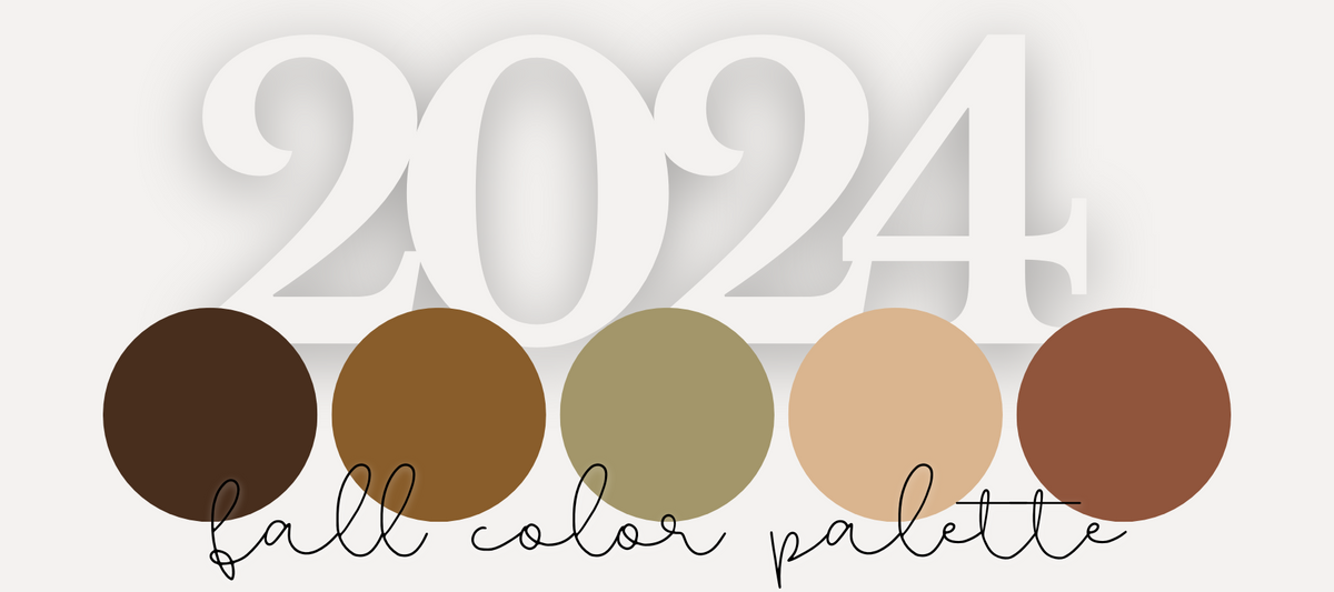 24 Fall Color 2024 Fall Color Palette – RubyClaire Boutique