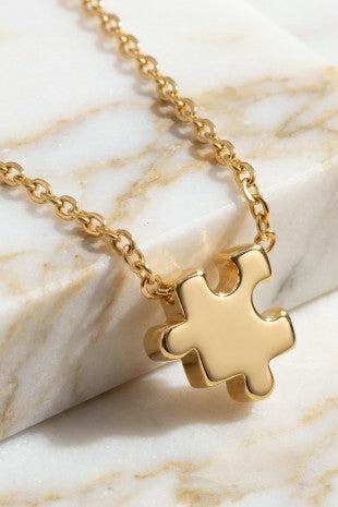 Piece of the Puzzle Necklace – RubyClaire Boutique
