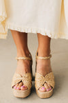 Alana Raffia Platform Sandals