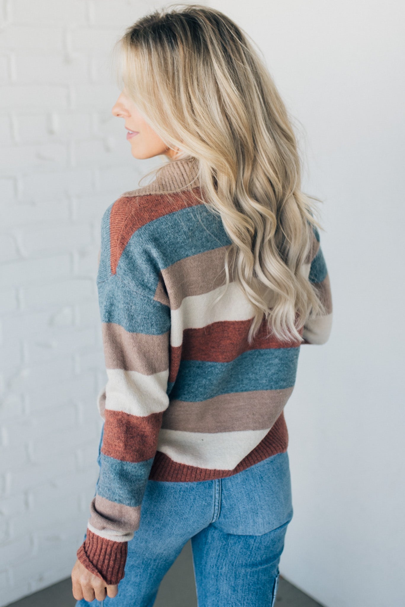 Alaska Henley Collared Sweater