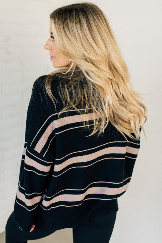 Amberly Striped Sweater