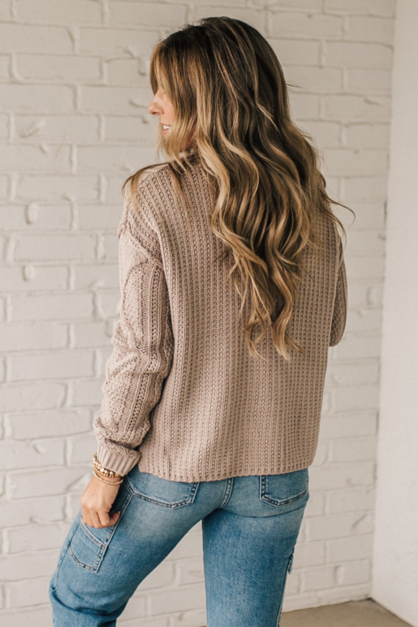 Amelia Cable Knit Sweater