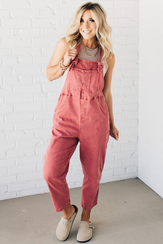 Amy Knot Strap Overalls
