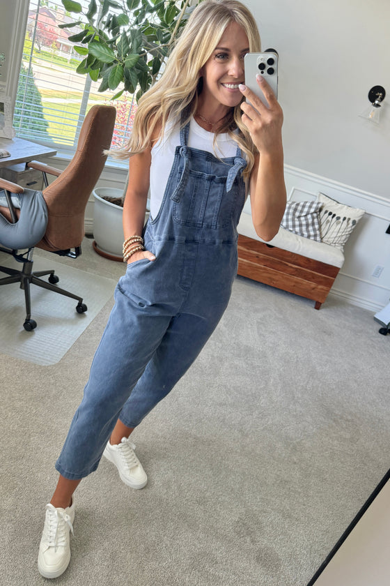 Amy Knot Strap Overalls