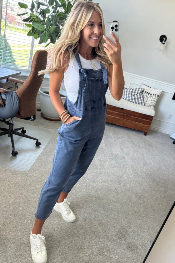 Amy Knot Strap Overalls