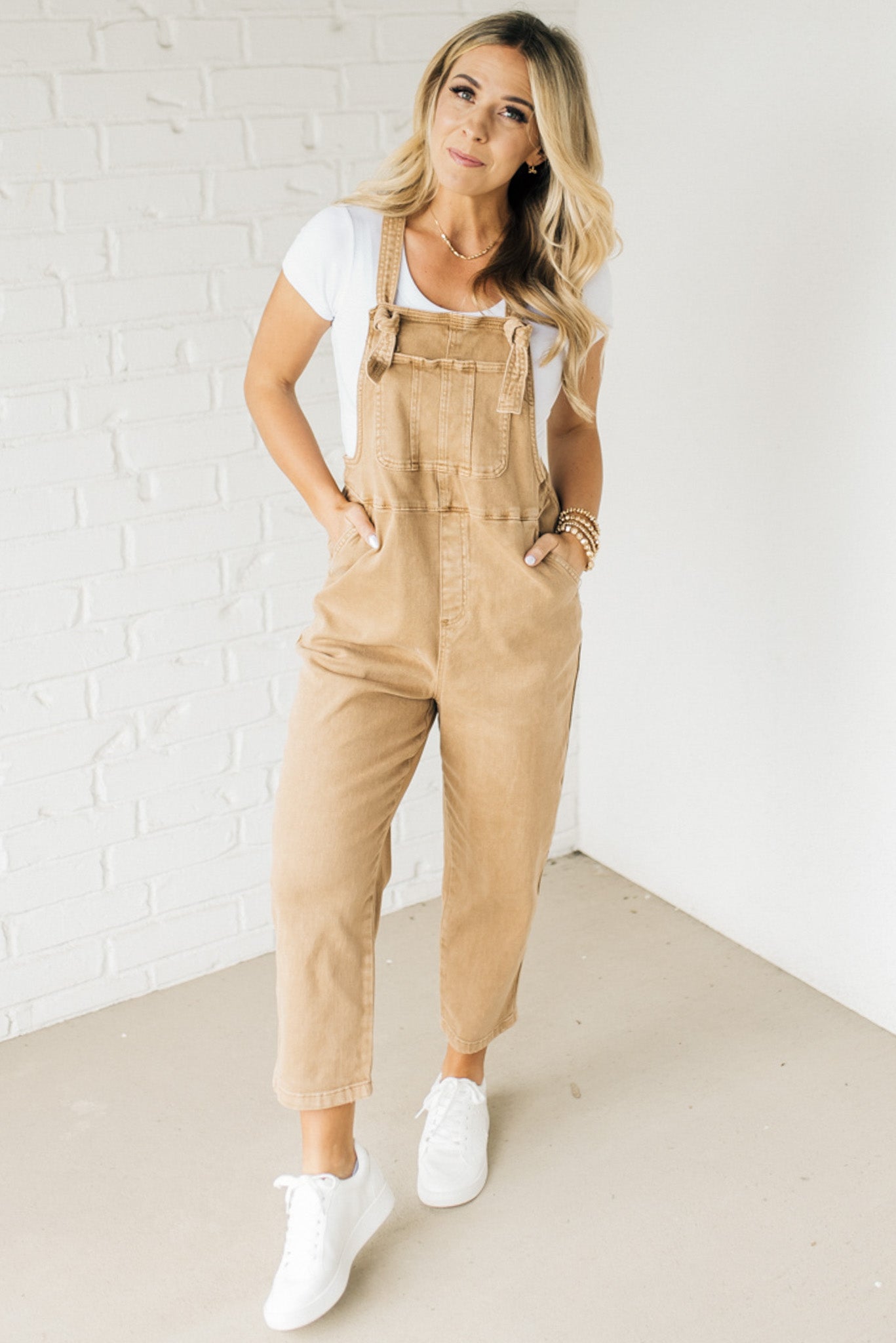 Amy Knot Strap Overalls