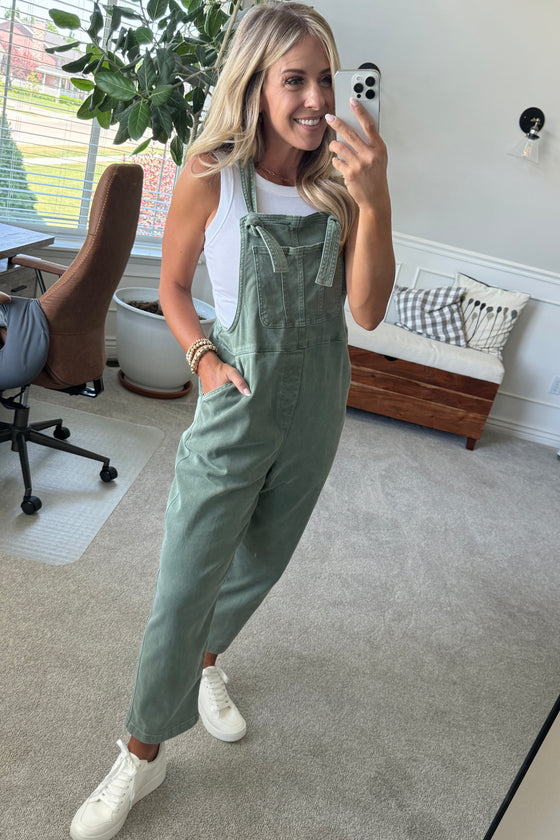 Amy Knot Strap Overalls