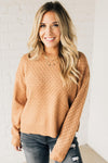 Basketweave Textured Sweater