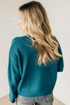 Basketweave Textured Sweater