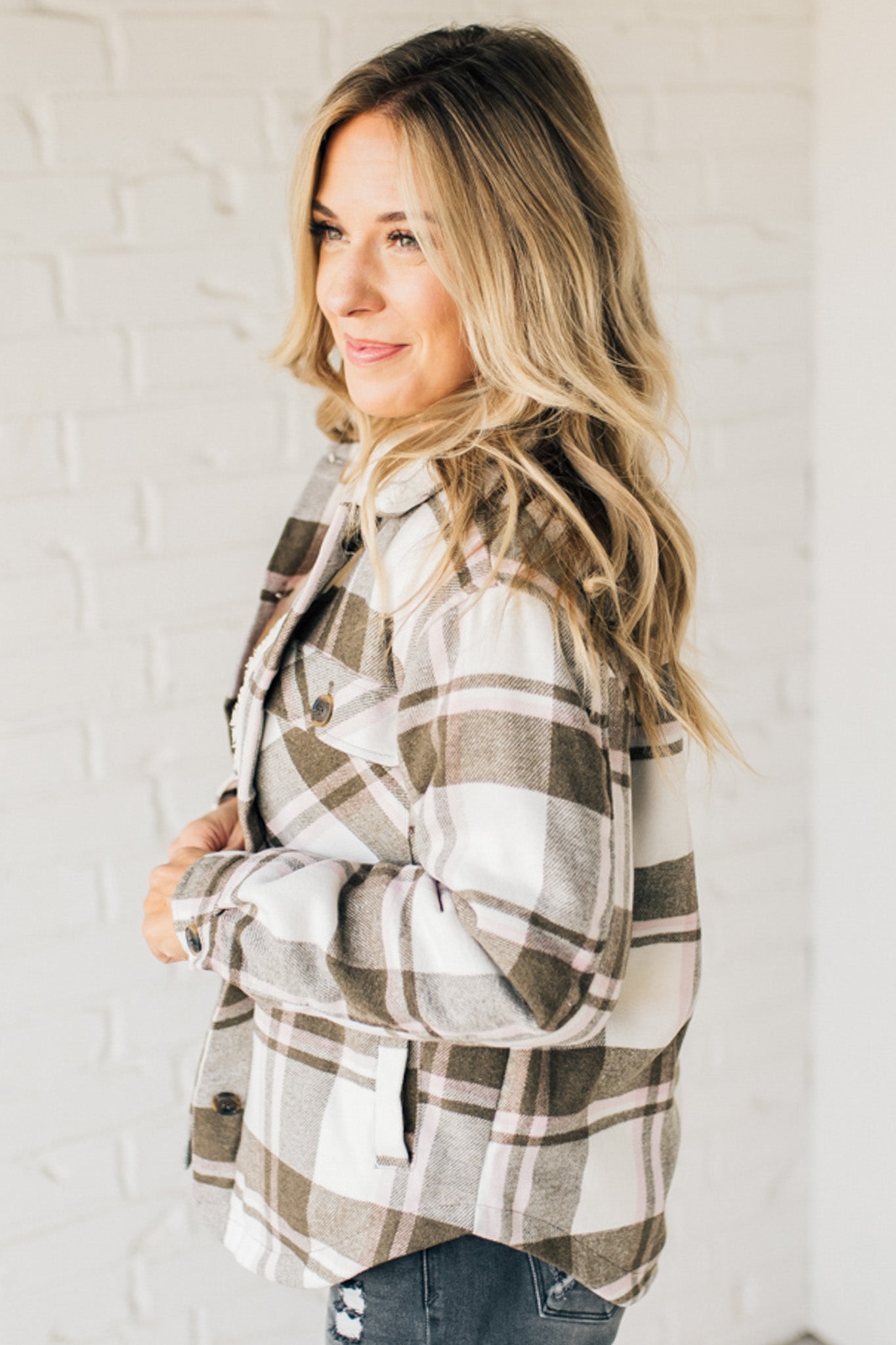 Beck Sherpa Lined Plaid Shacket