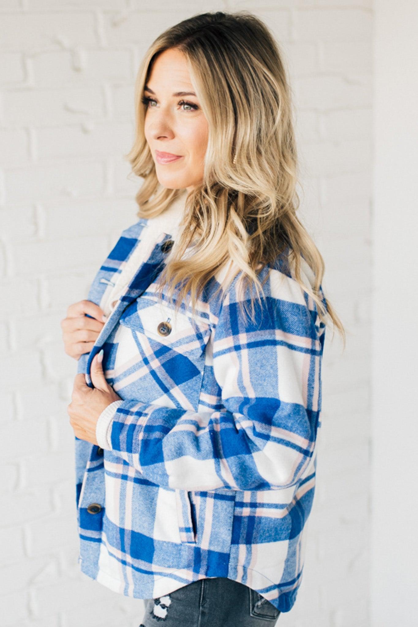 Beck Sherpa Lined Plaid Shacket