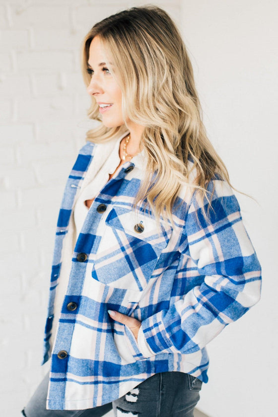 Beck Sherpa Lined Plaid Shacket