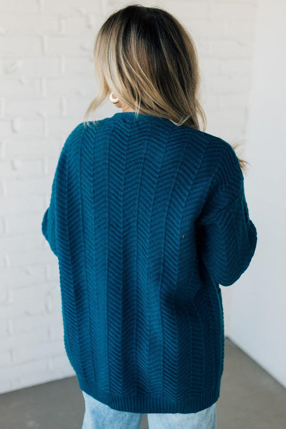 Bentli Chevron Weave Cardigan