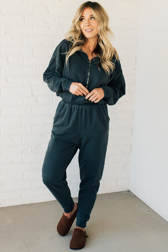 Birdie Stone Washed Jumpsuit