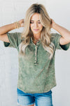 Brielle French Terry Henley Tee