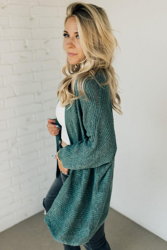 Brooks Mixed Weave Cardigan