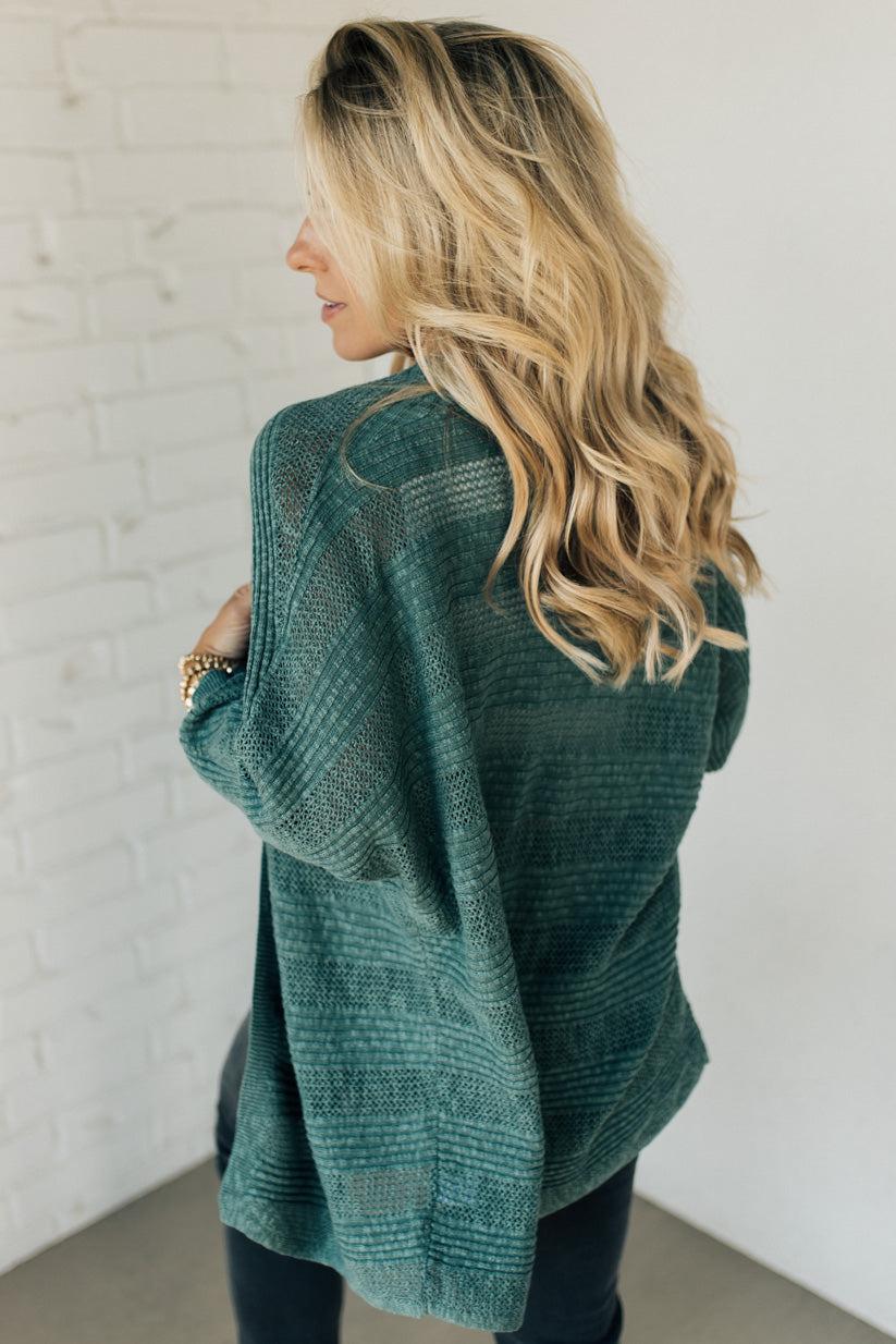 Brooks Mixed Weave Cardigan