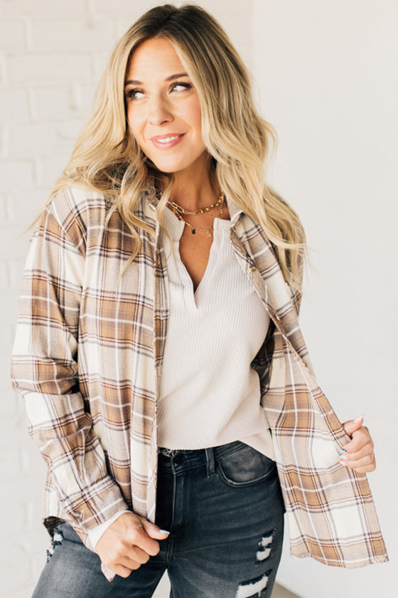 Brooks Plaid Flannel Top