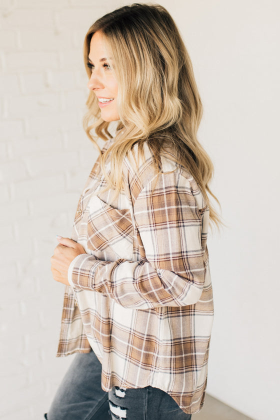 Brooks Plaid Flannel Top